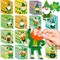36 Sheets St Patricks Day Stickers for Kids, Make a Face Stickers, St Patricks Home Decoration Stickers